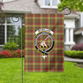 McMillan Old Weathered Tartan Crest Garden Flag